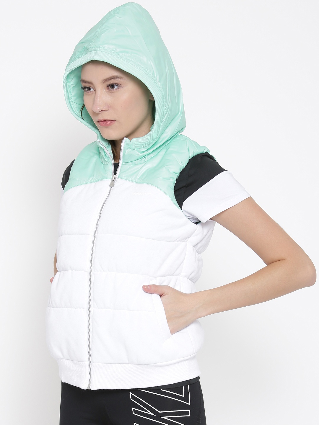 adidas womens puffer vest