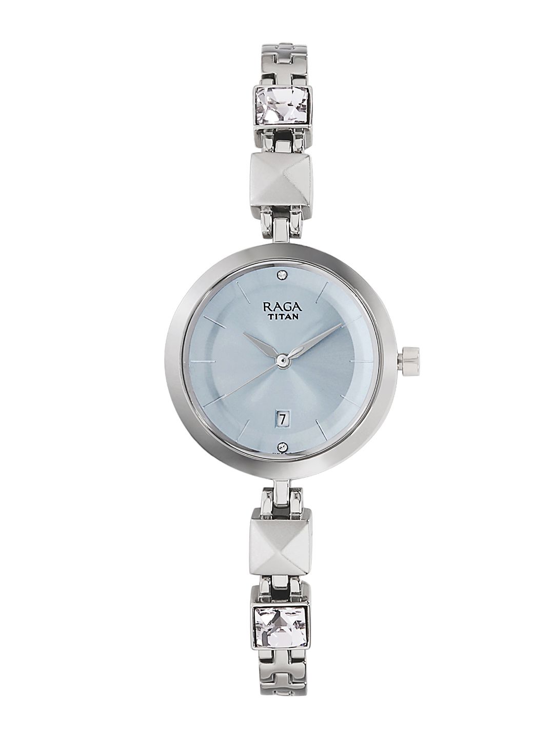 Titan Women Blue Analogue Watch 2606SM01 Price in India