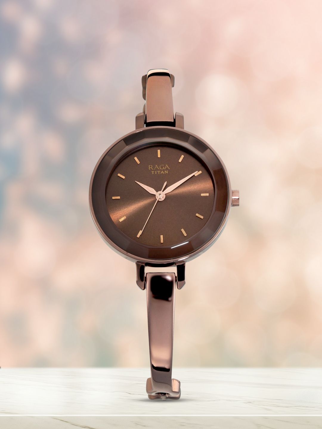 Titan Titan Raga Quartz Analog With Brown Dial Watch For Women - Nt2575qm02