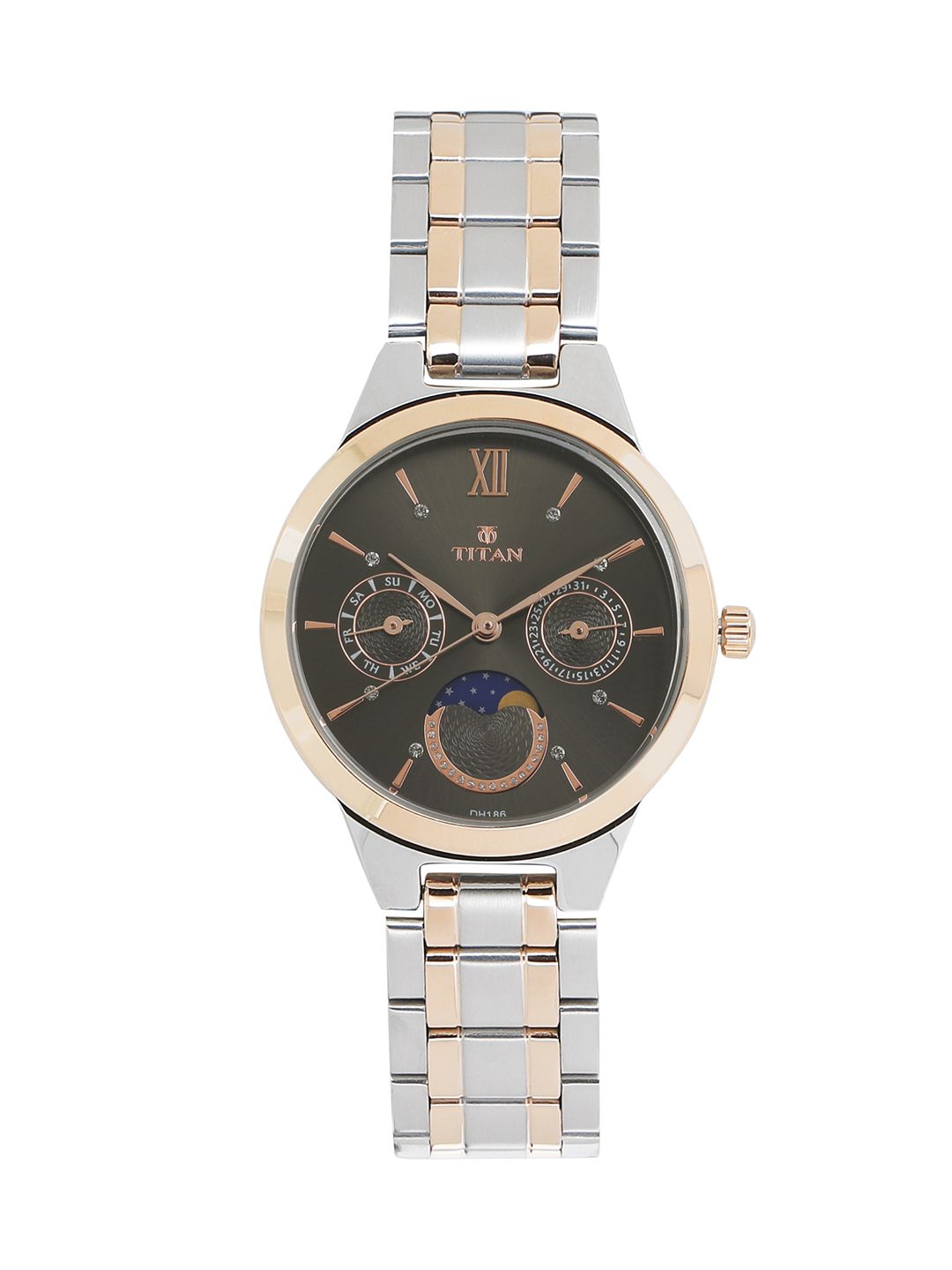 Titan Women Grey Analogue Watch 2590KM02 Price in India