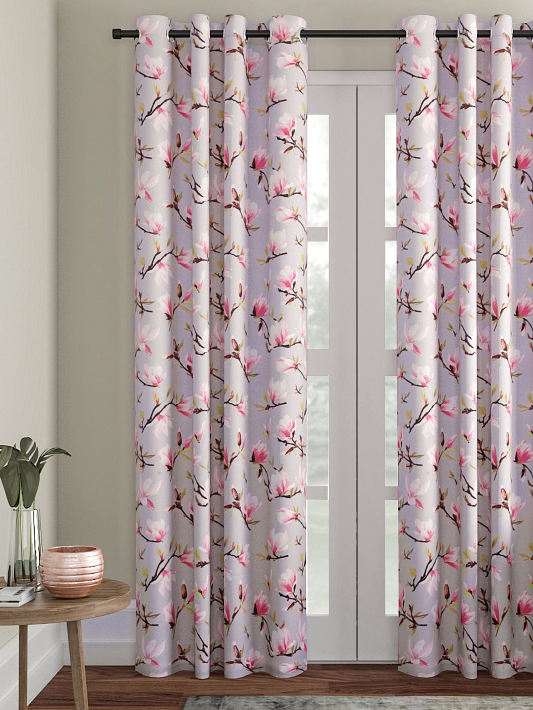 Soumya Grey Single Long Door Curtain Price in India