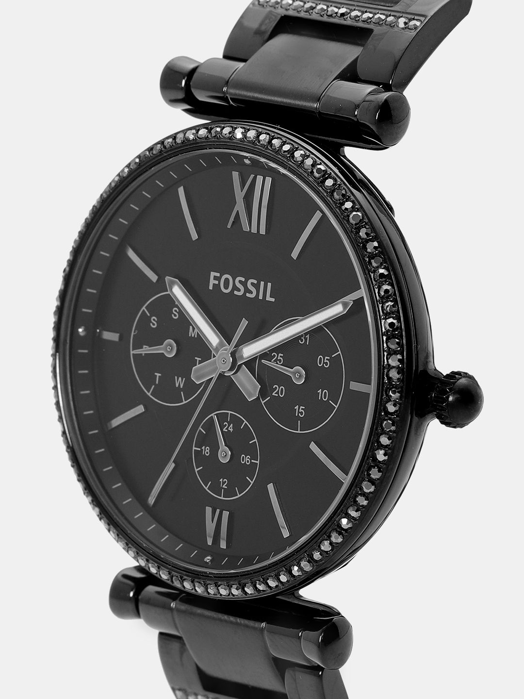 Buy Fossil CARLIE Women Black Analogue Watch ES4543  display picture 1
