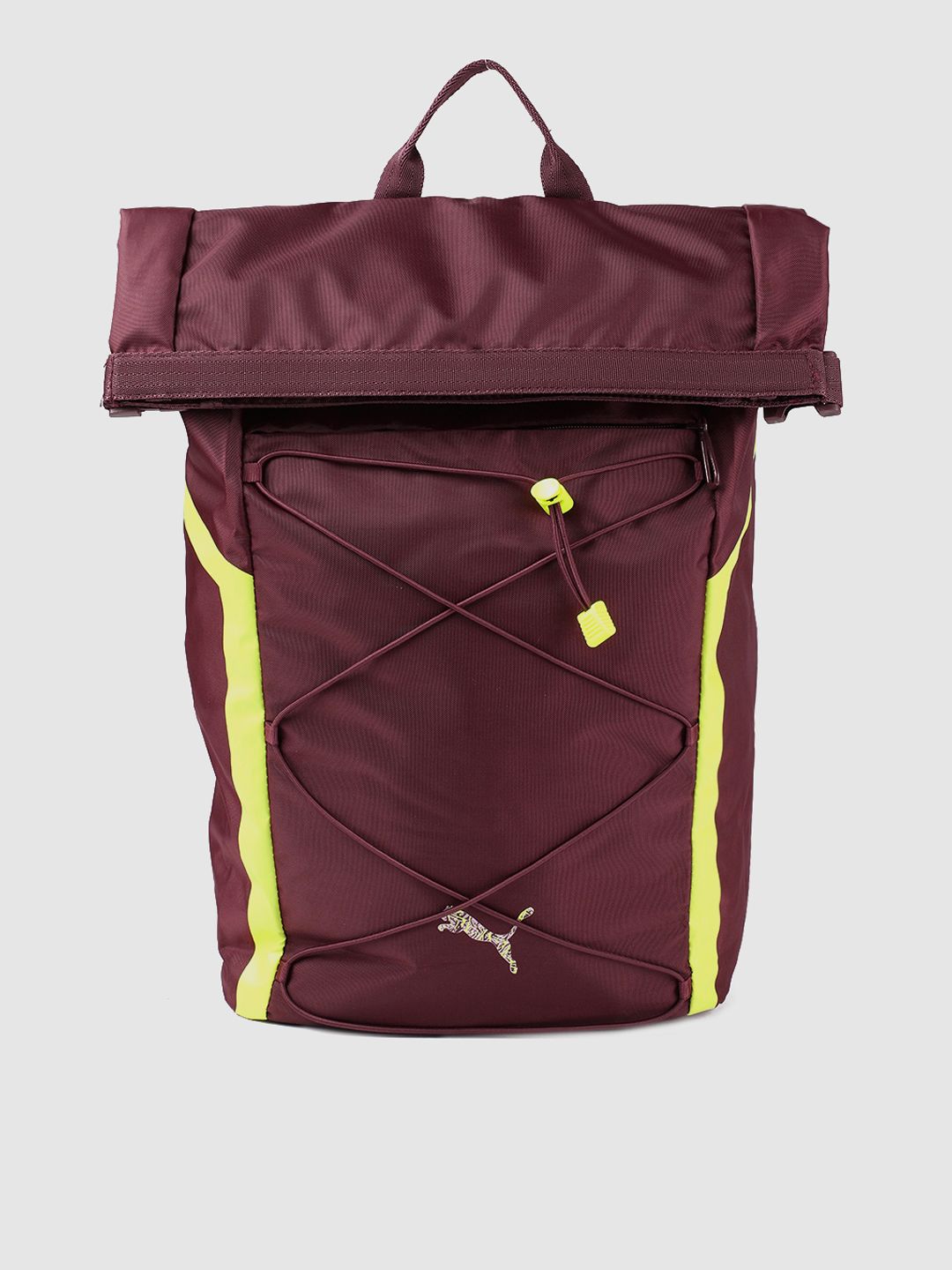 Puma Women Mauve Solid Backpack Price in India