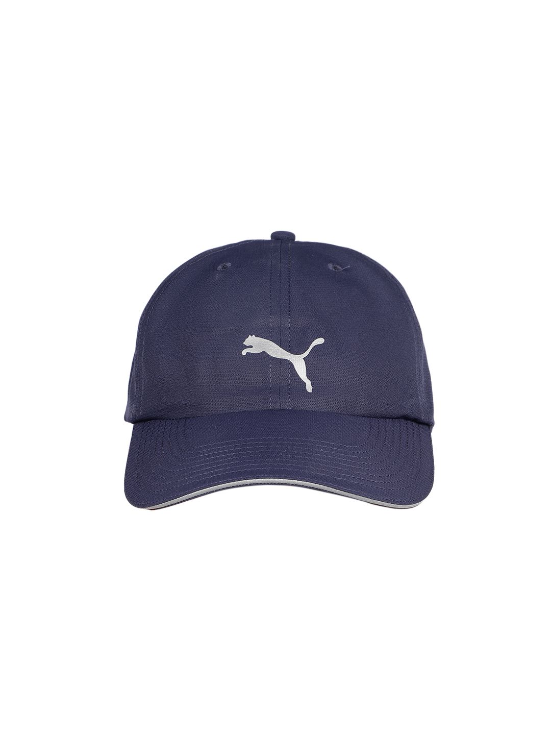 Puma Unisex Navy Blue Solid Running Baseball Cap Price in India