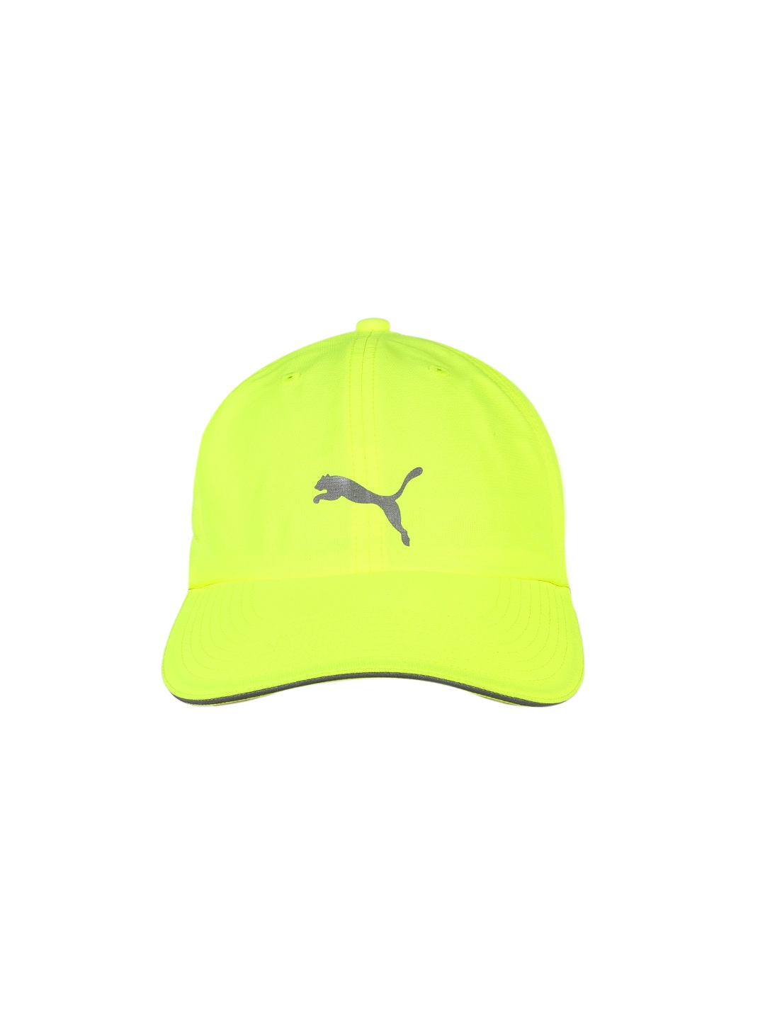 Puma Unisex Fluorescent Green Solid Baseball Cap Price in India