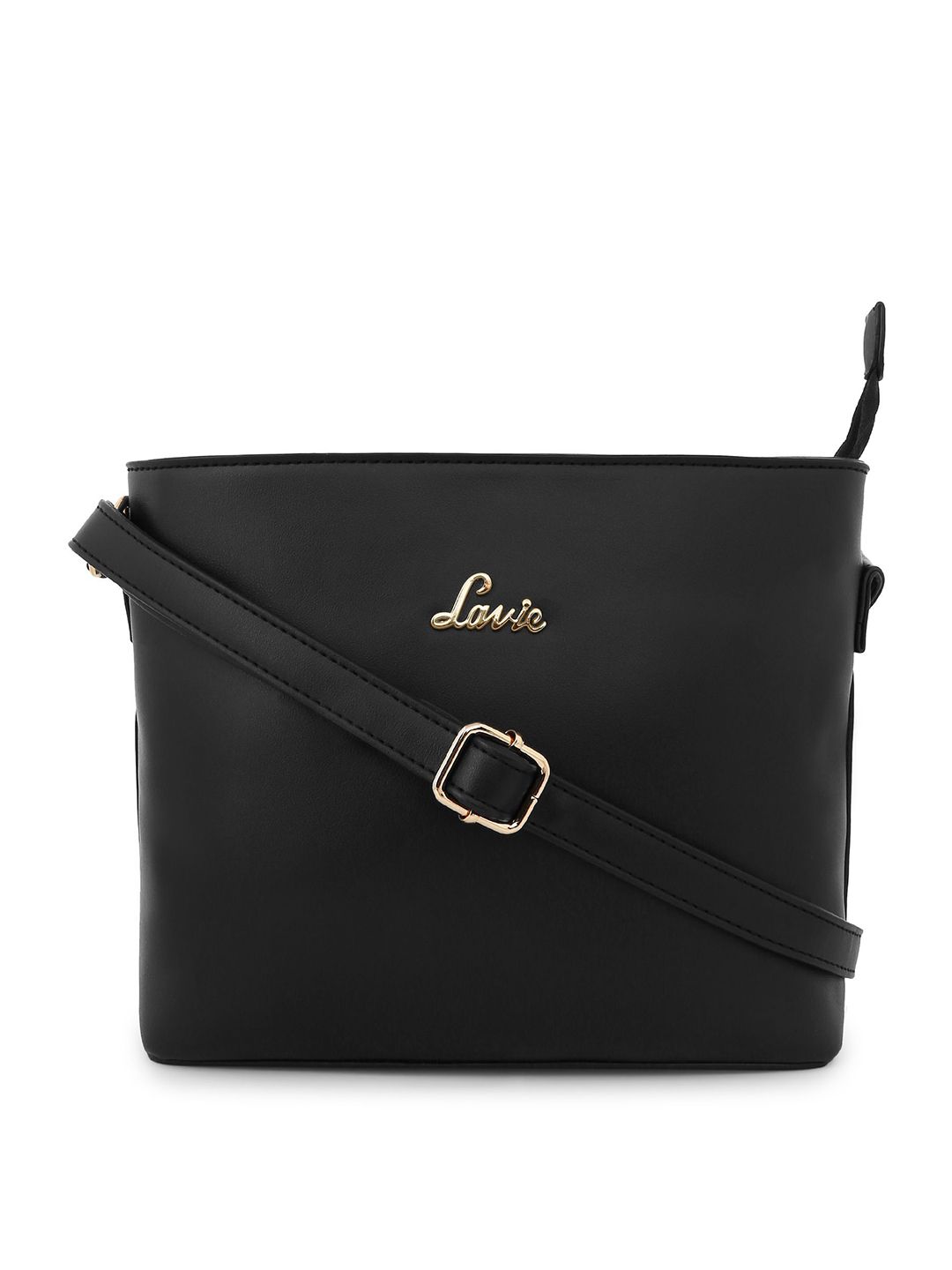 Lavie Women Black Solid Sling Bag Price in India