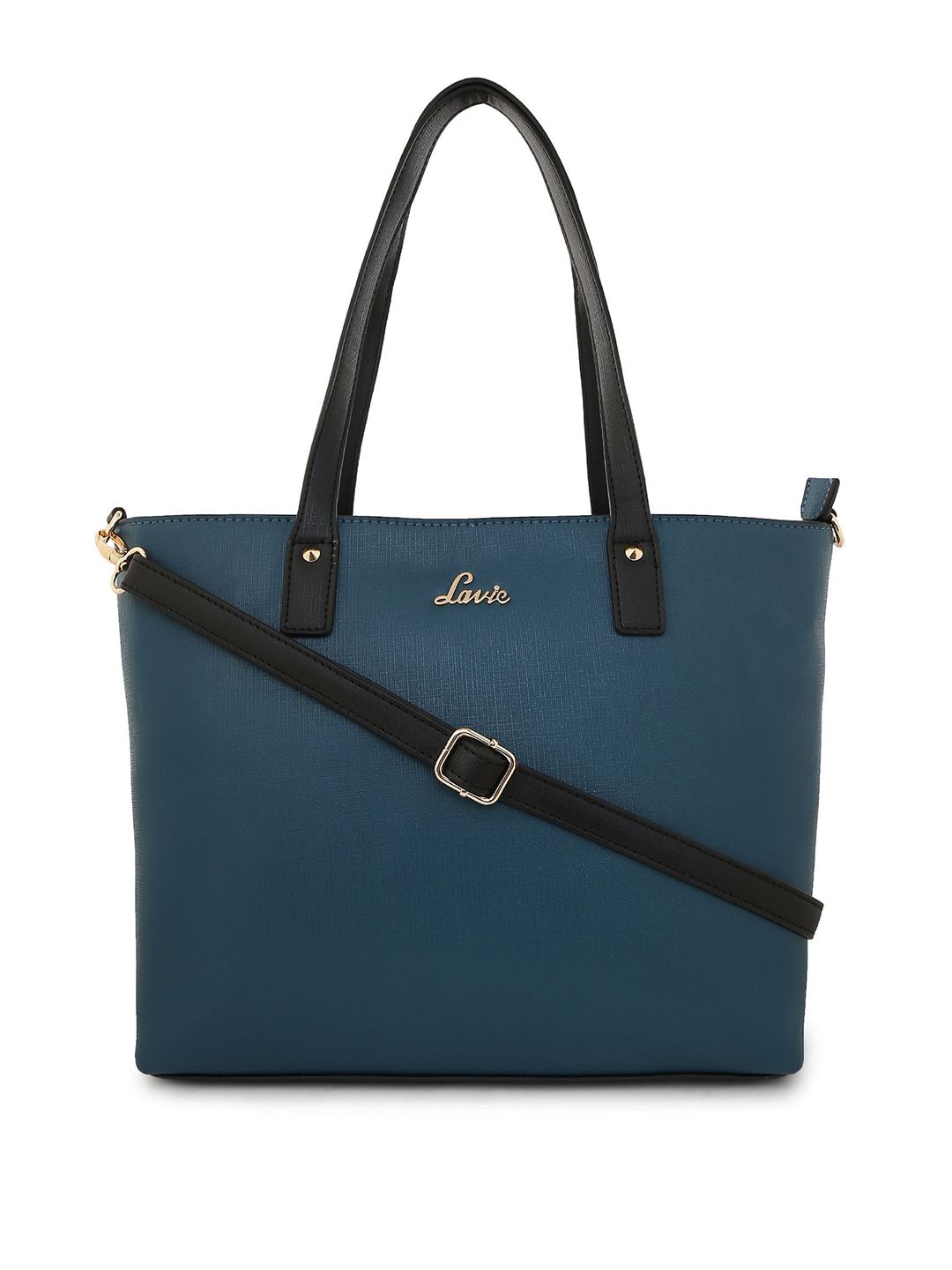 Lavie Teal Blue Solid Shoulder Bag Price in India
