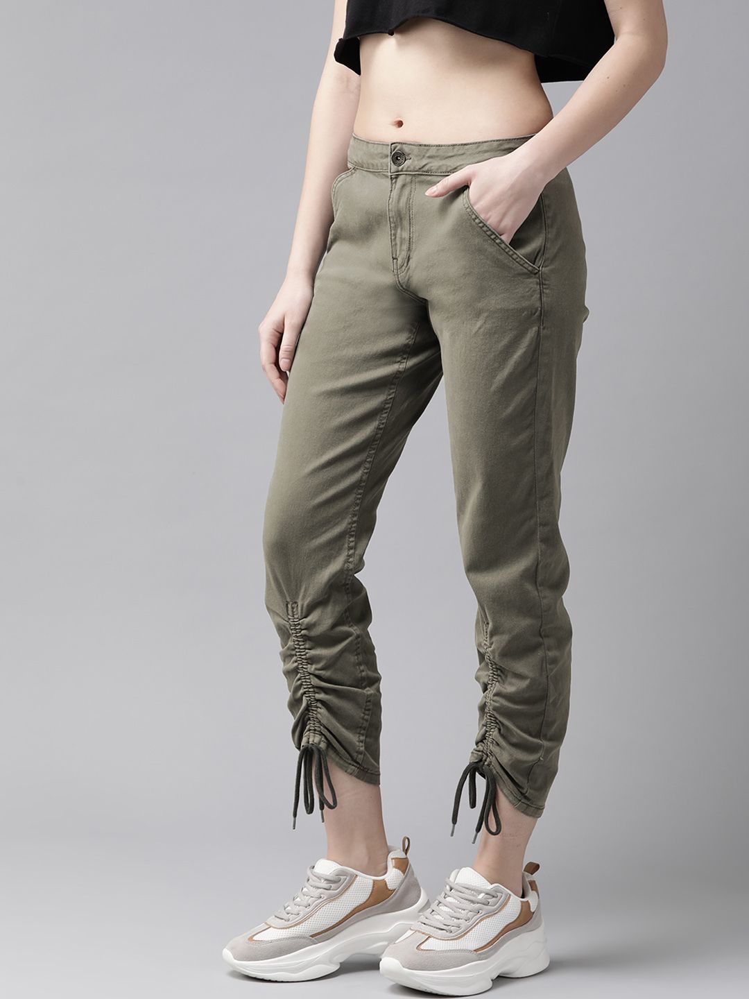roadster olive green sneakers