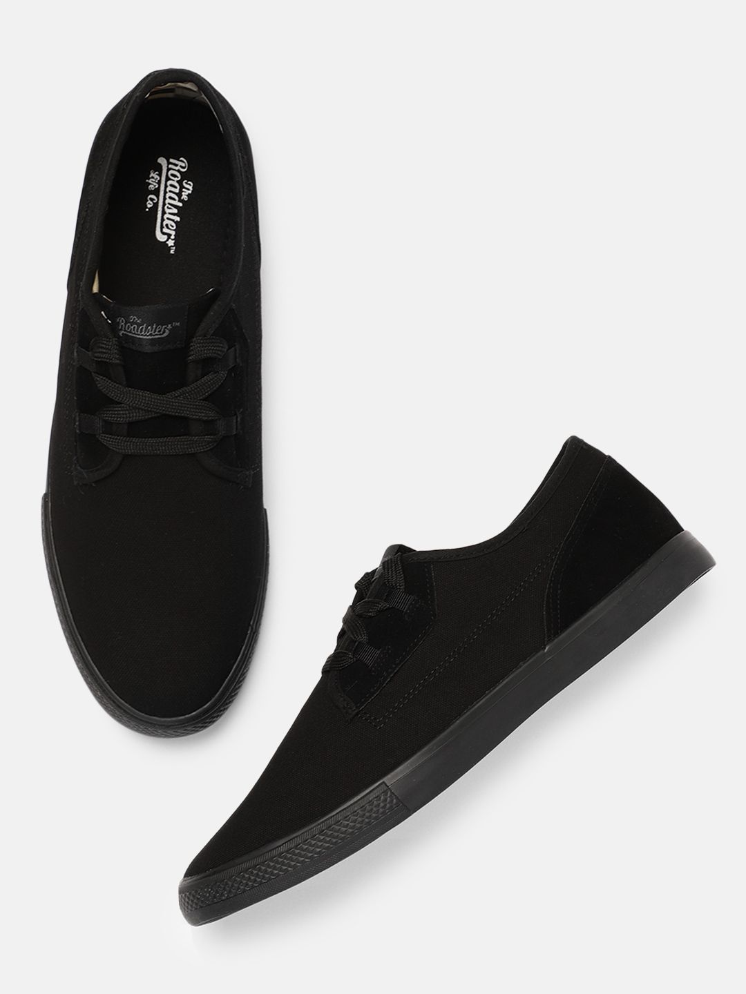 Roadster Men Black Sneakers