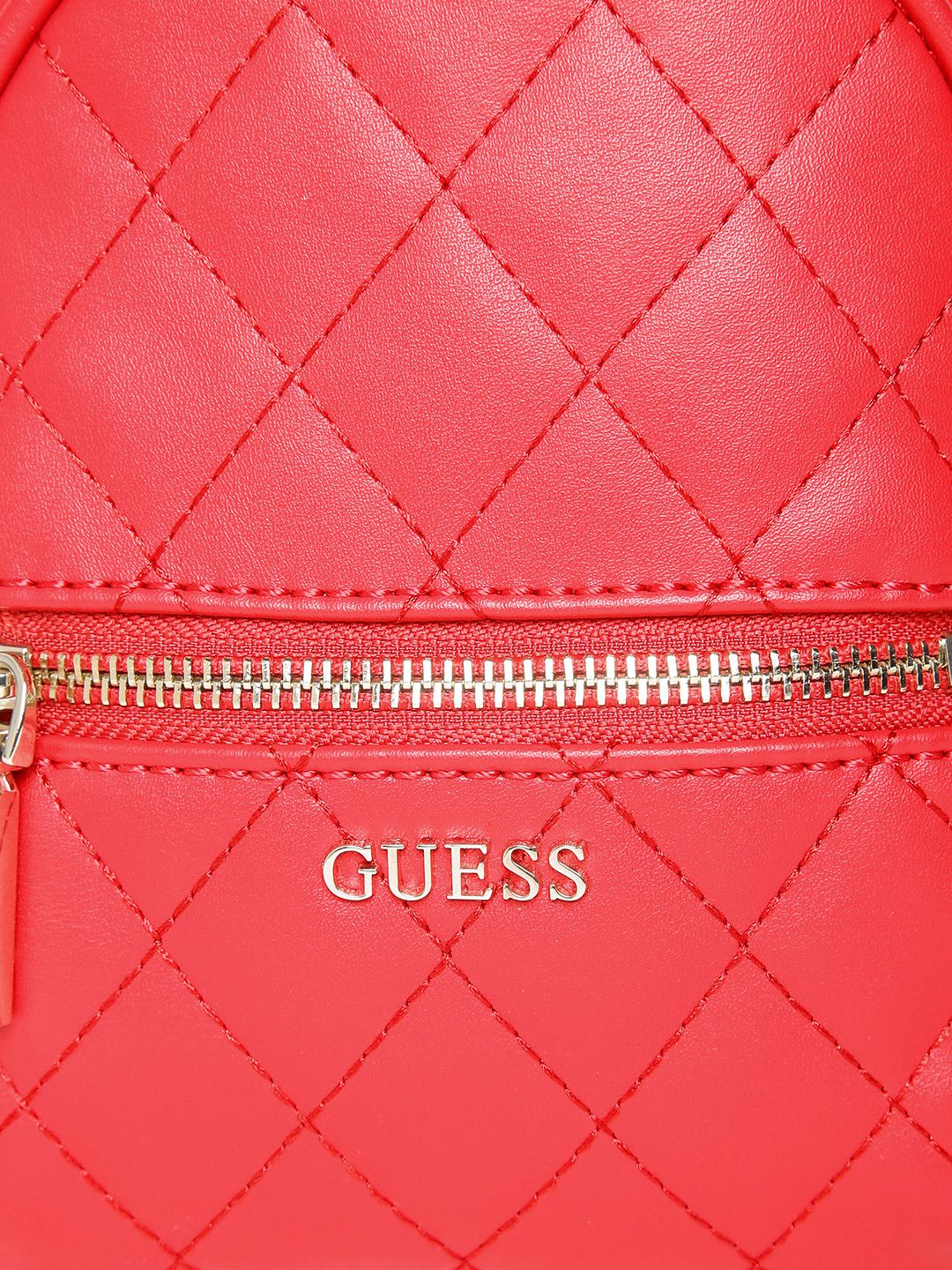 guess store mini backpack red ADBGS156 Hair-On Hide Leather Made from durable polyurethane red 776 Backbag HWVL71 84330
