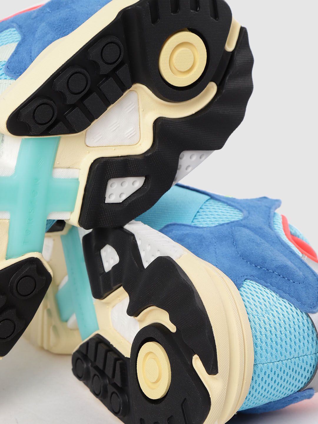Buy ADIDAS Originals Men Blue ZX Torsion Colourblocked Sneakers