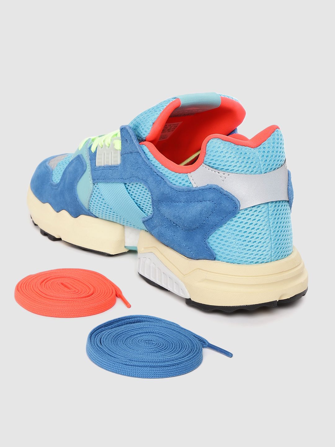 Buy ADIDAS Originals Men Blue ZX Torsion Colourblocked Sneakers