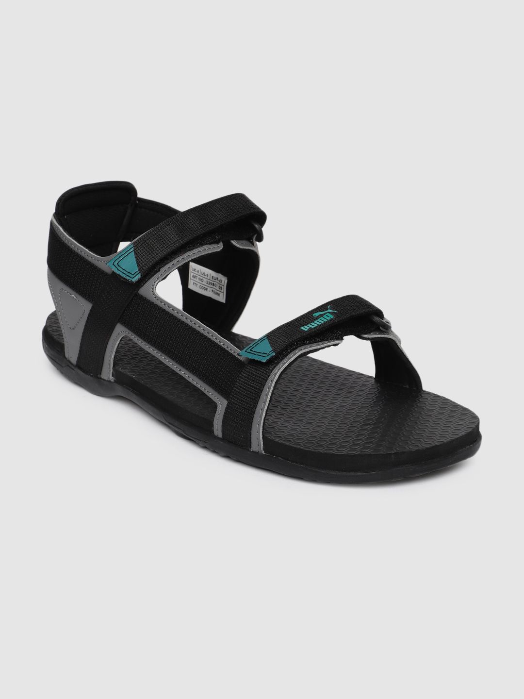 Puma Men Black Prego IDP Sports Sandals