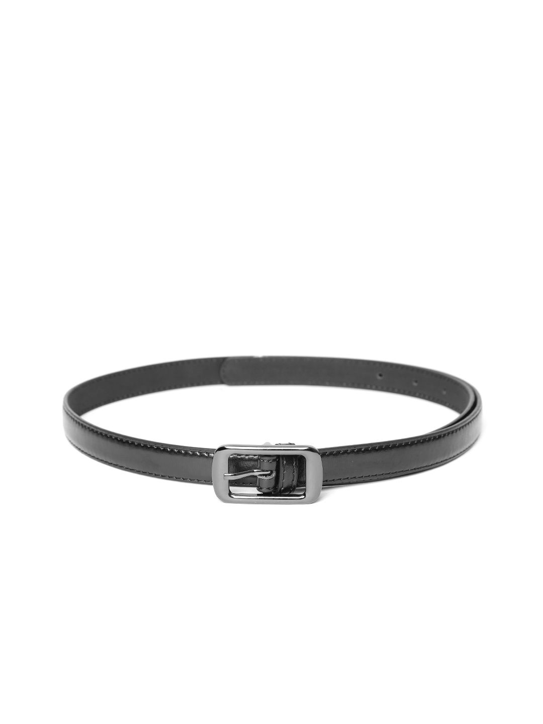 Lino Perros Women Black Solid Belt Price in India