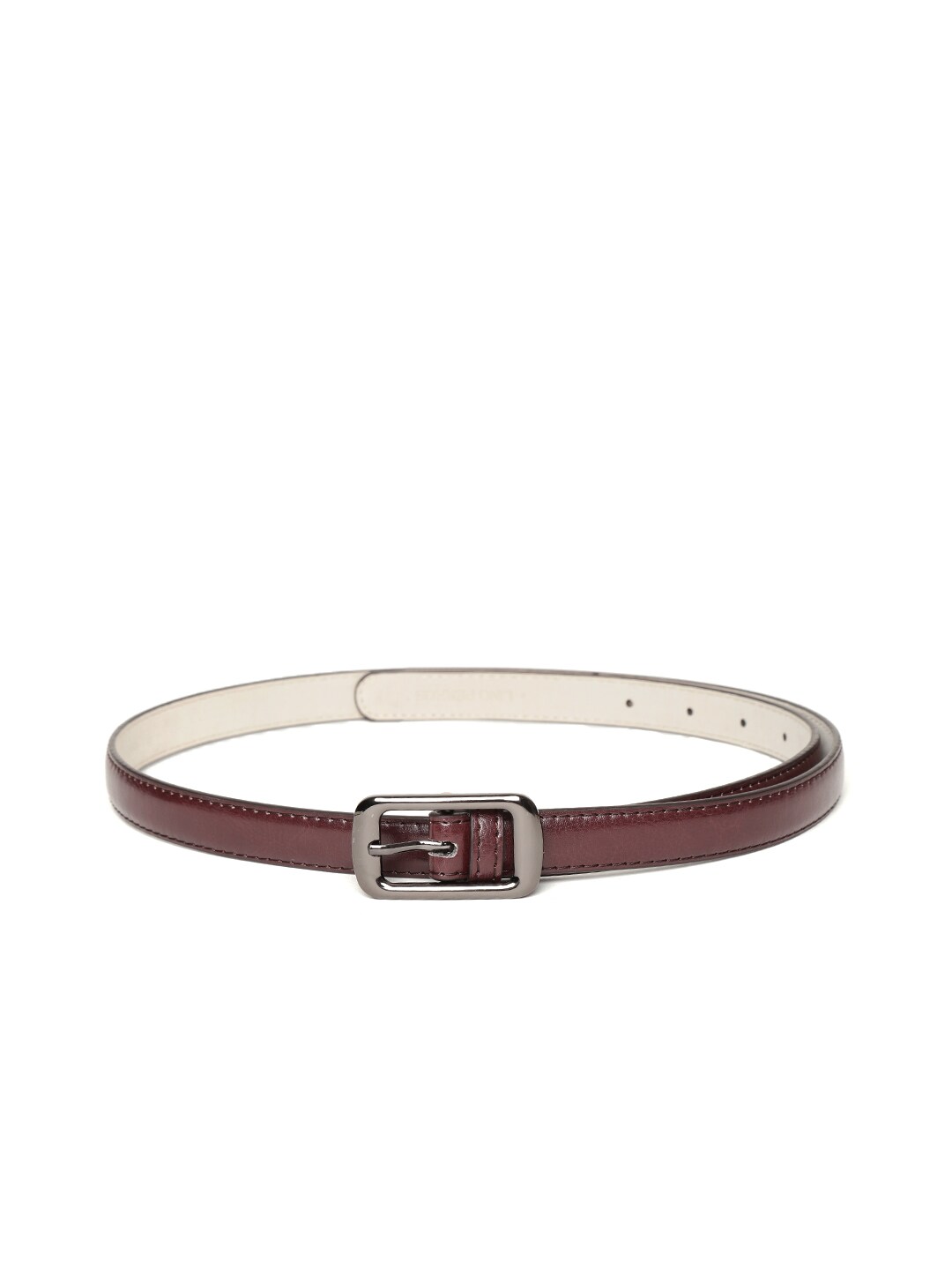 Lino Perros Women Brown Solid Belt Price in India