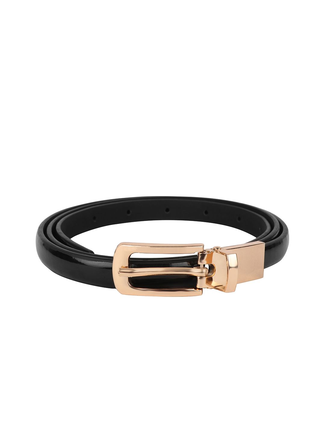 Lino Perros Women Black Solid Belt Price in India