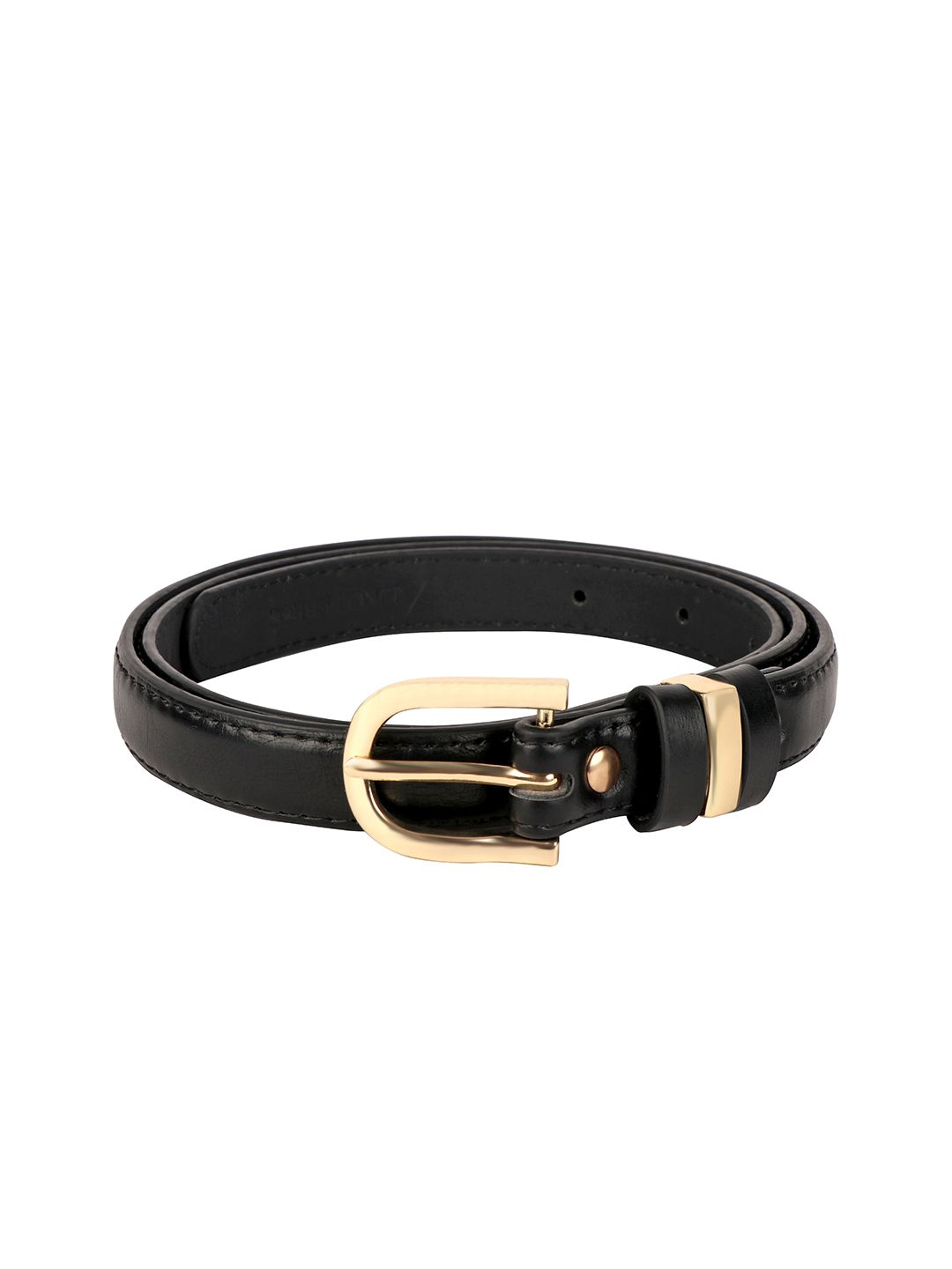 Lino Perros Women Black Solid Belt Price in India