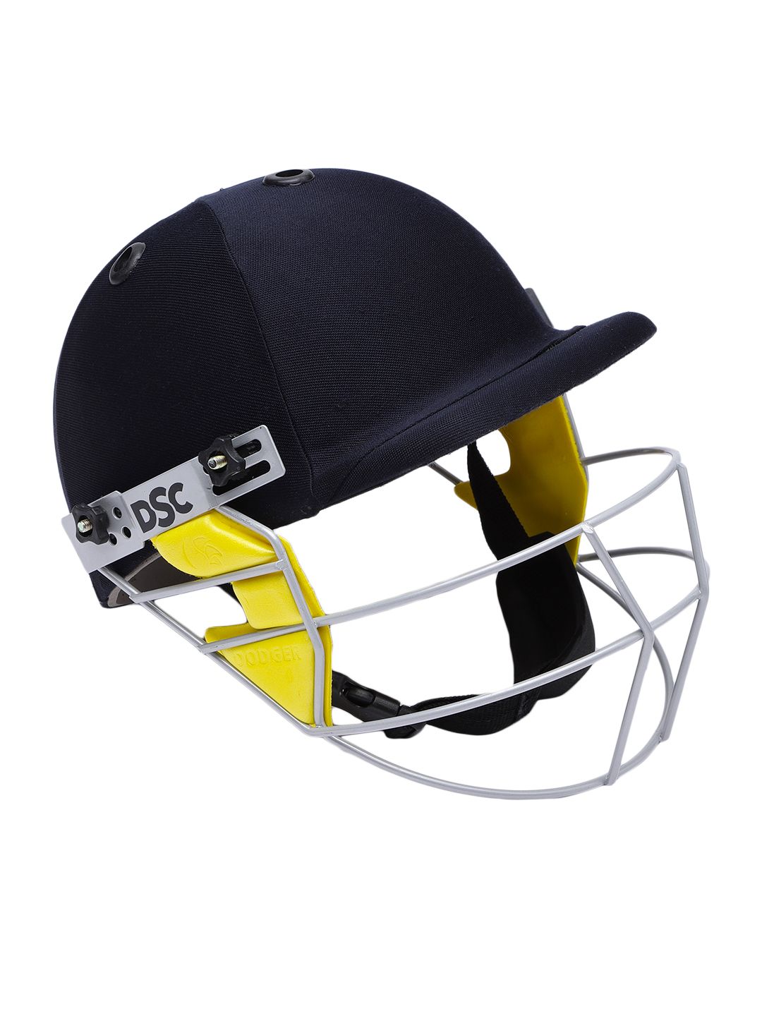 DSC Unisex Navy Blue & Yellow Dodger Cricket Helmet Price in India