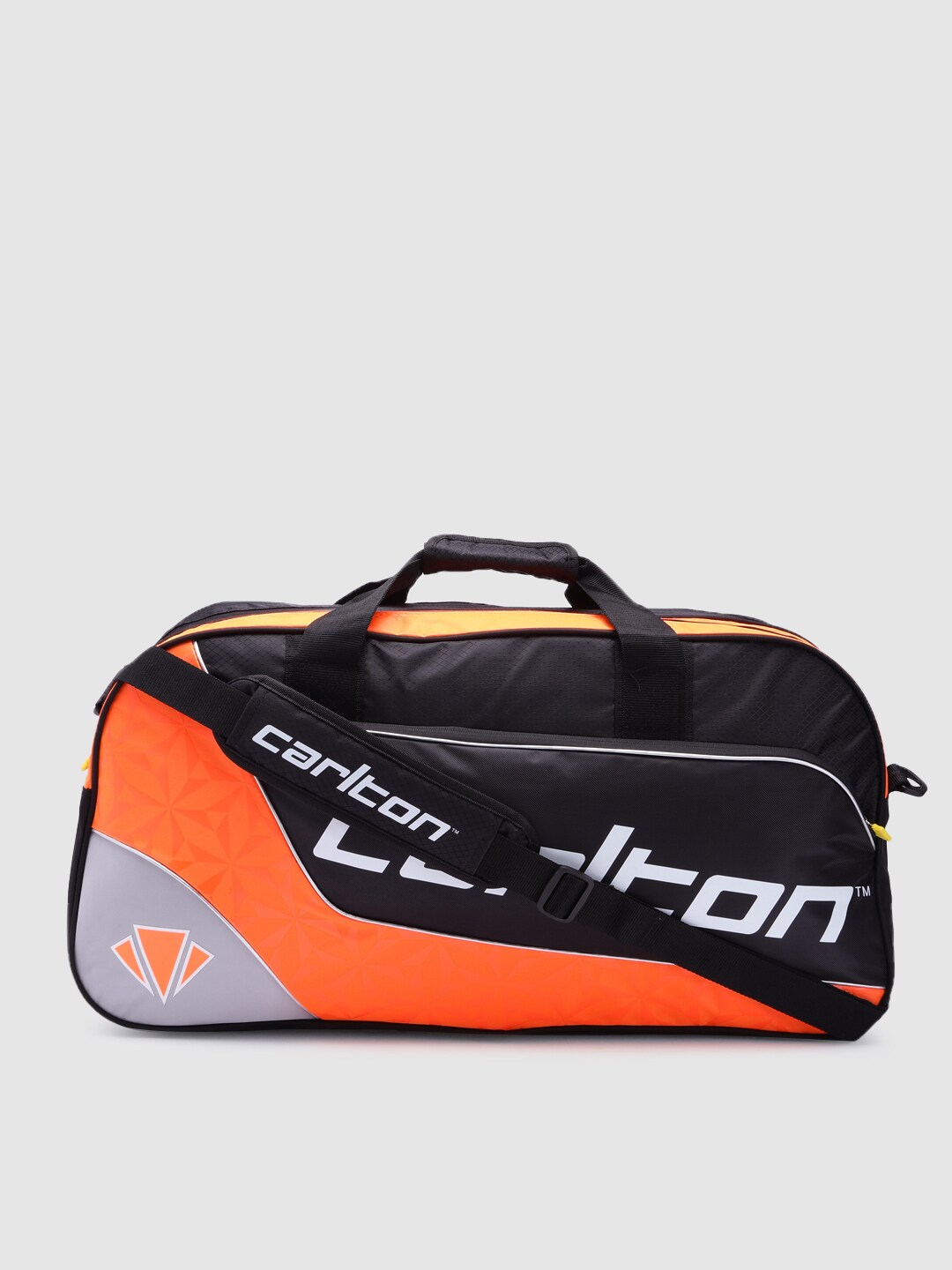 CARLTON Black & Orange Airblade 2-Comp Rectangular Kit Bag Price in India