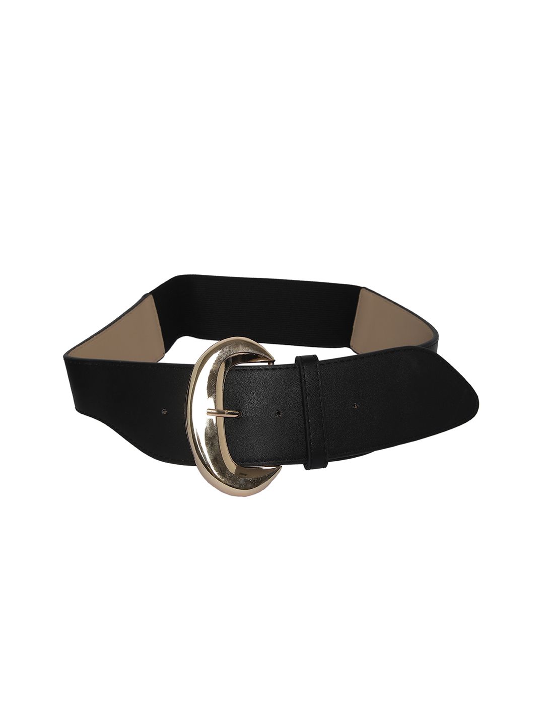 Mali Fionna Women Black Solid Belt Price in India