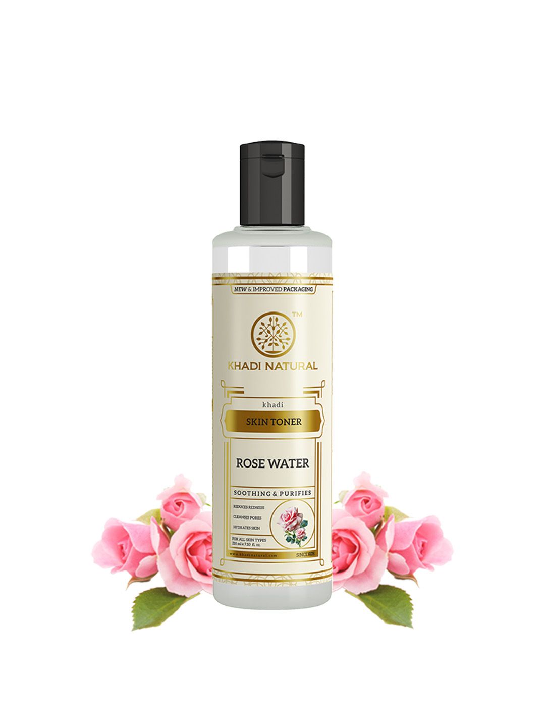 Khadi Natural Rose Water Skin Toner To Prevent Acne Pimples & Blackheads - 210ml