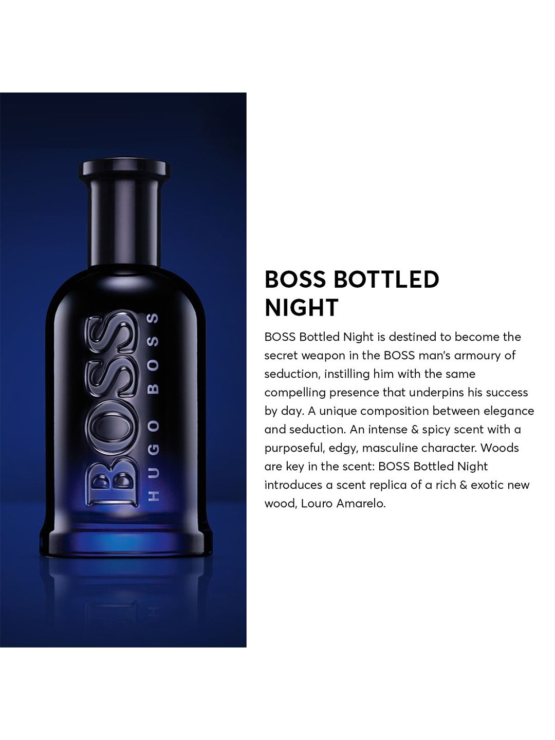 Buy Hugo Boss Men Bottled Night Eau De Toilette 200 ml - Perfume