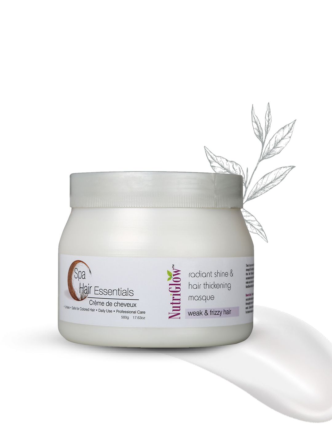 Nutriglow Hair Spa Protein Hair Cream - For All Hair Types 500 gm Price in India