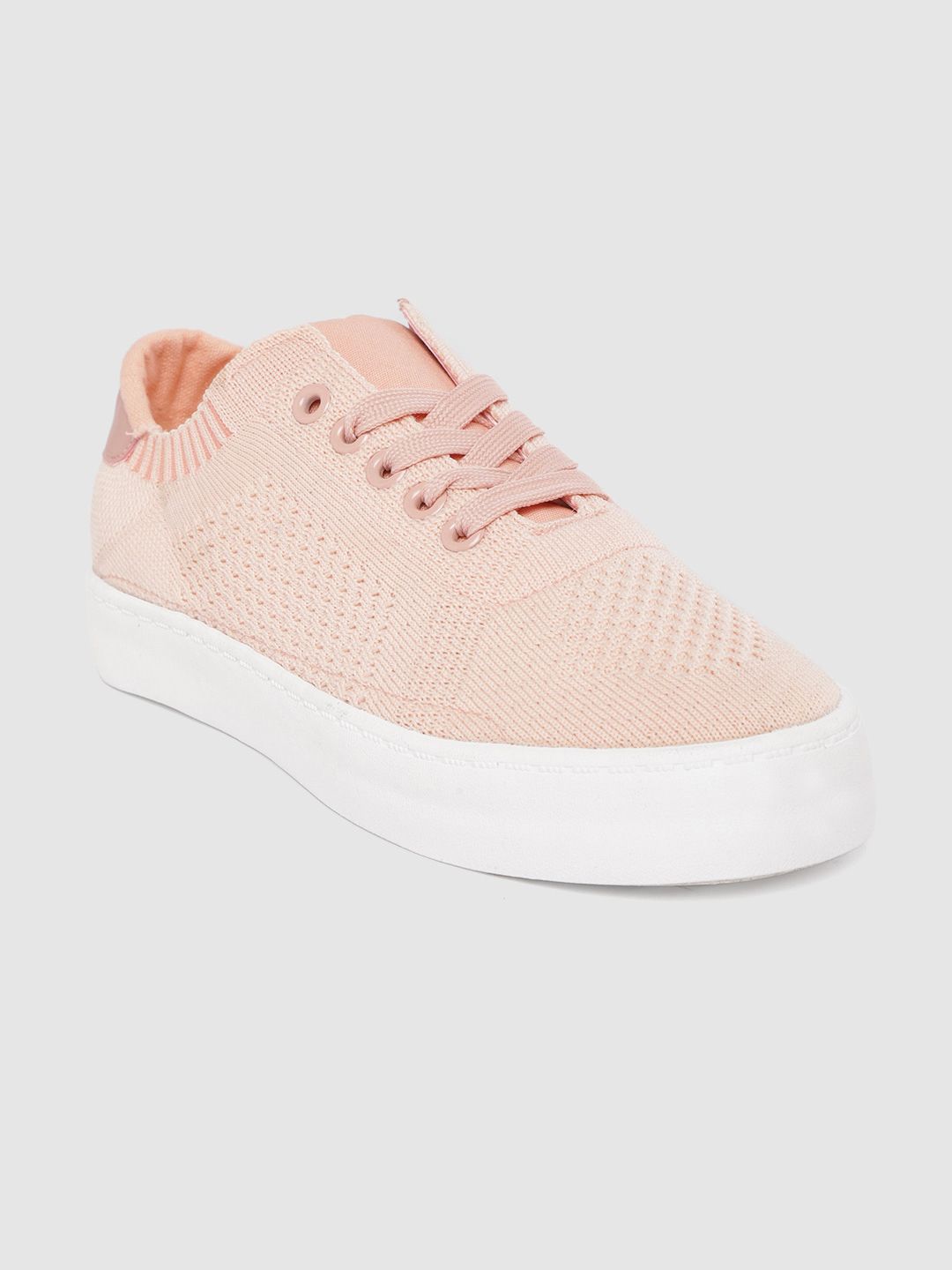 Allen Solly Women Peach-Coloured Sneakers Price in India