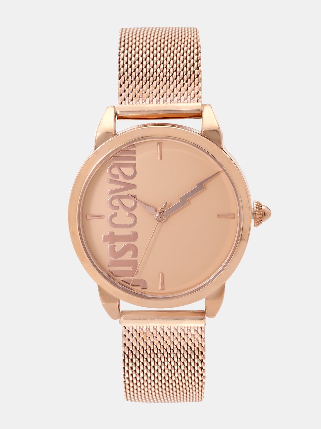 Just Cavalli Women Peach-Coloured Analogue Watch JC1L079M0065 Price in India