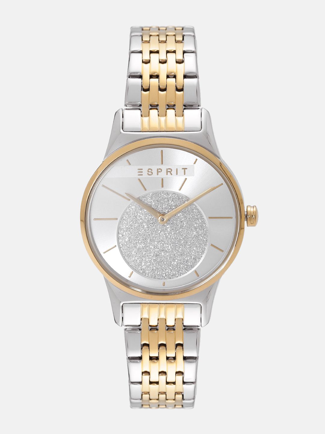 ESPRIT Women Silver-Toned Analogue Watch ES1L026M0065 Price in India