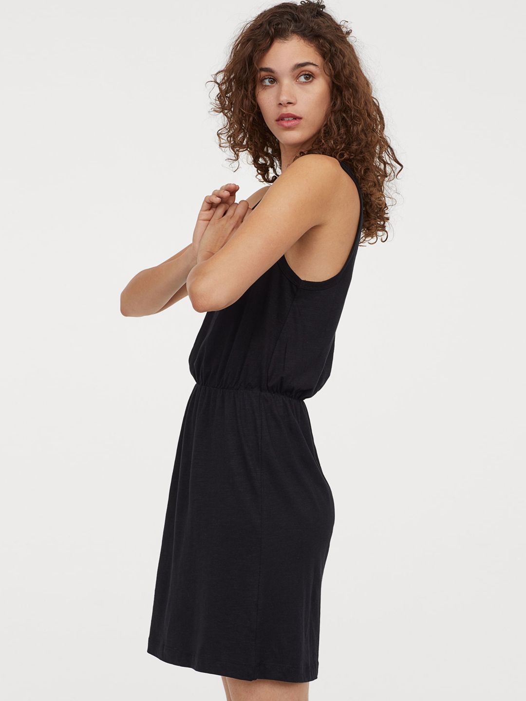h&m modal blend jersey dress Buy H&M Women Black Solid Modal-Blend Jersey Dress - Dresses for Women  10332965