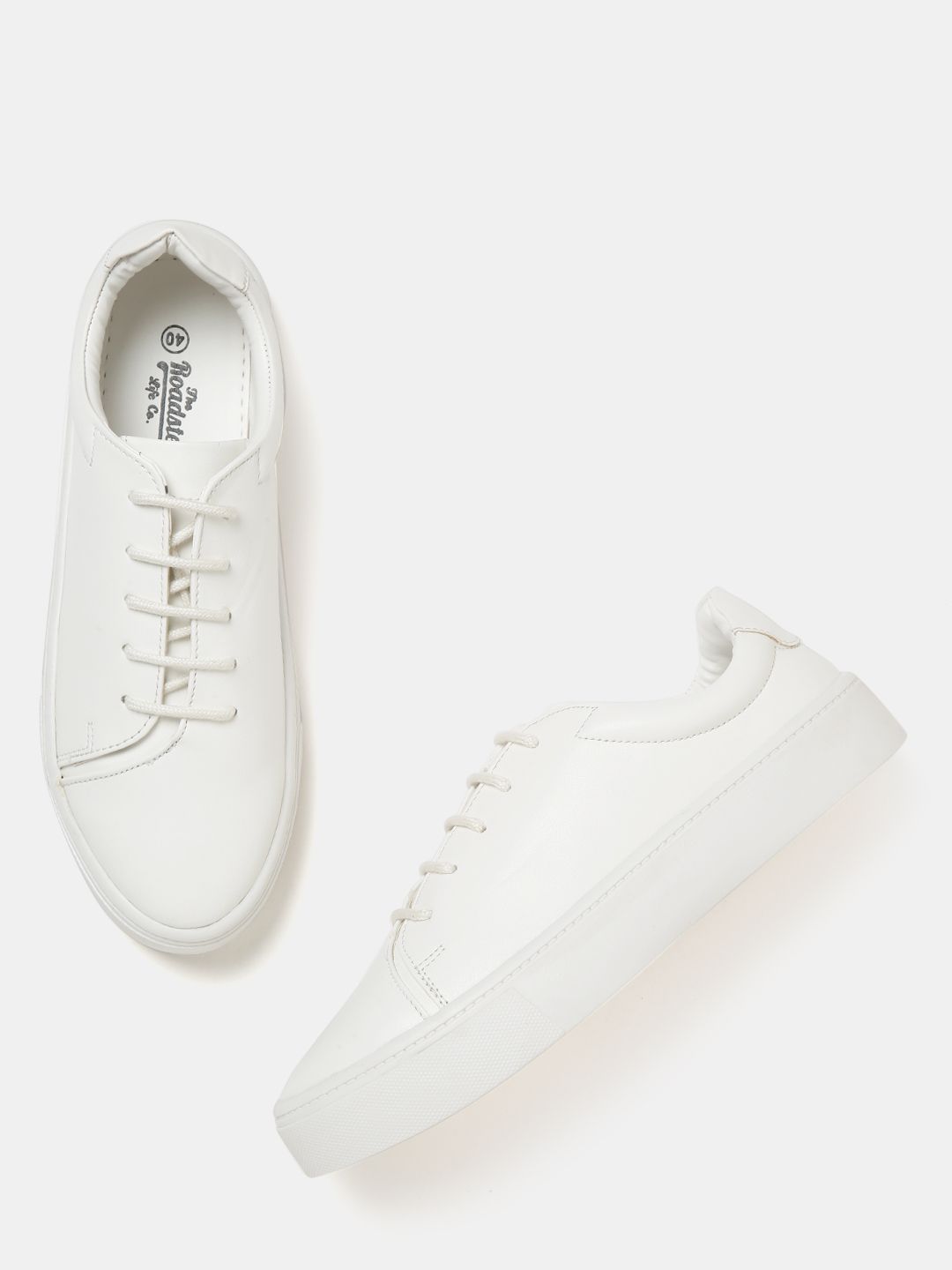 The Roadster Lifestyle Co Women White Sneakers Price in India