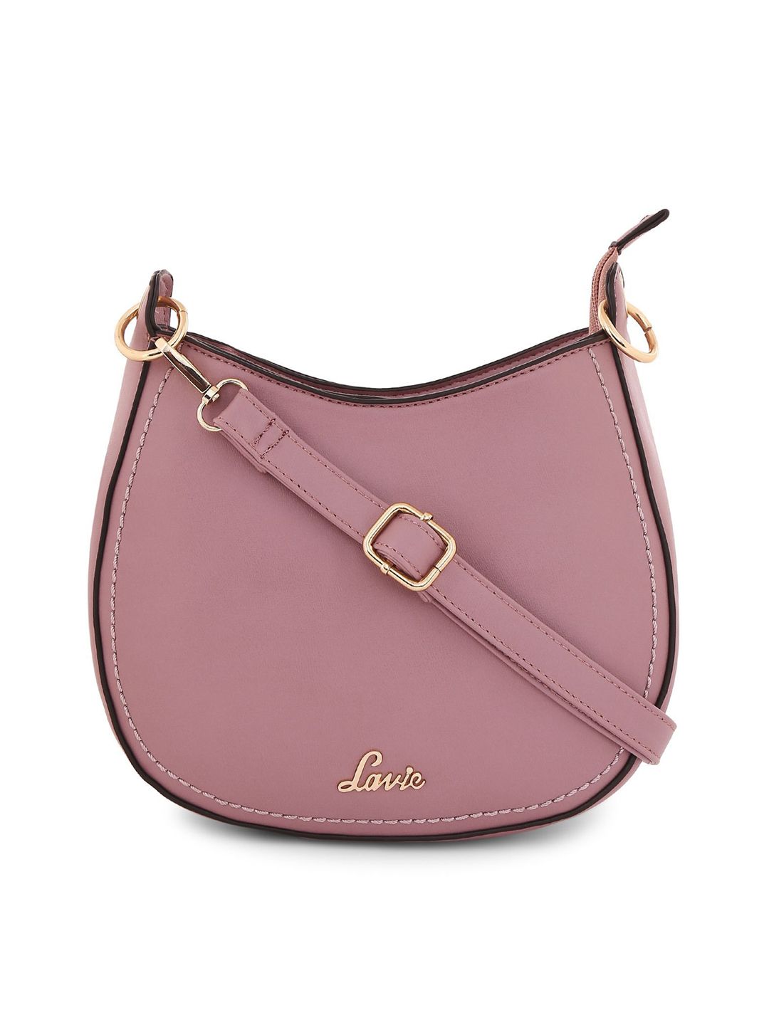Lavie Purple Solid Sling Bag Price in India