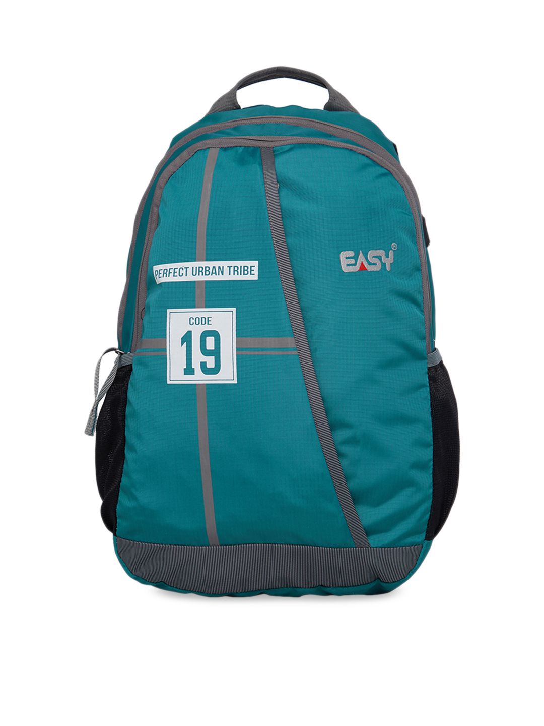 EASY Unisex Teal Typography Backpack Price in India