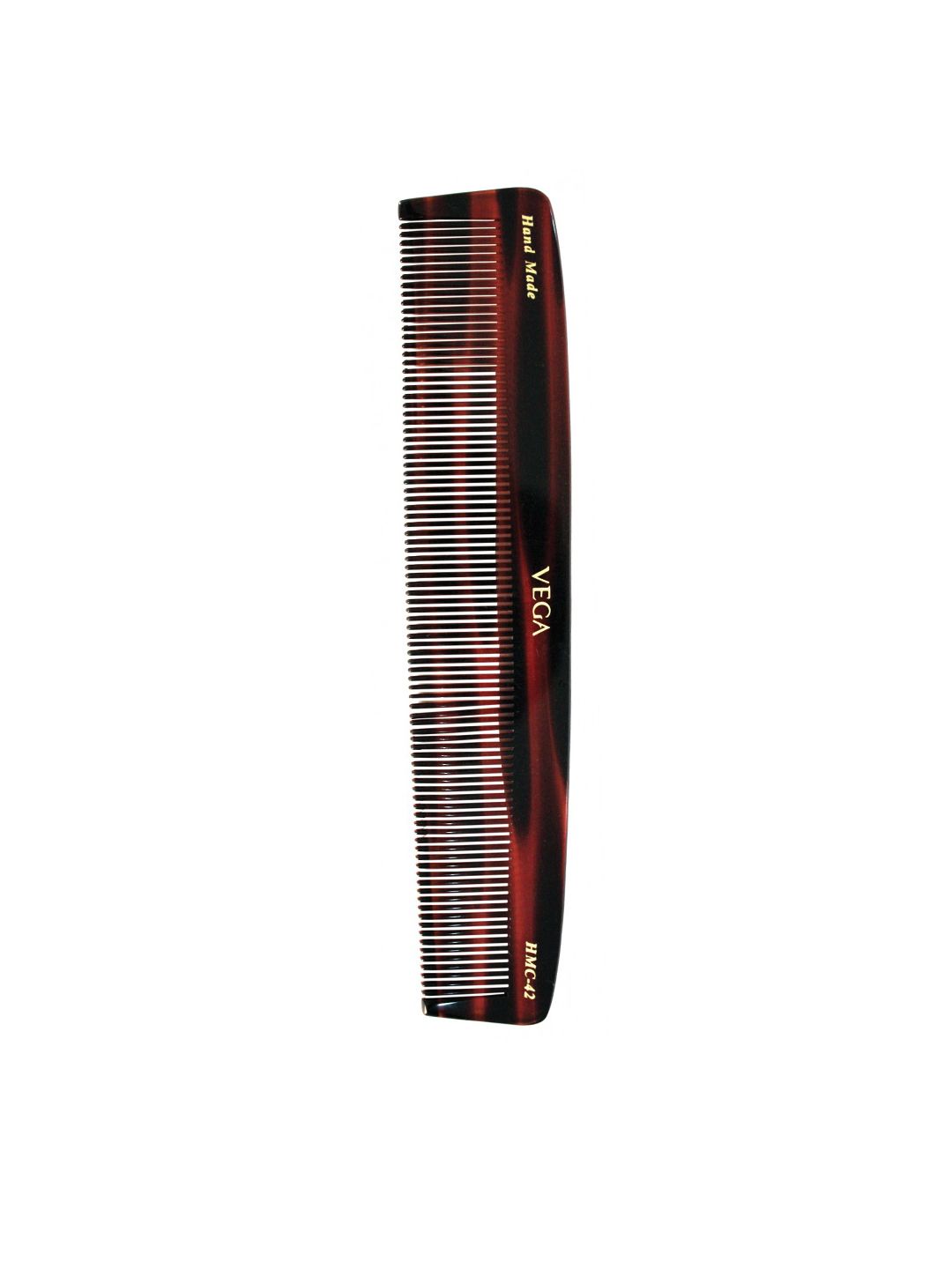 VEGA Tortoise Shell Pattern Handmade Dressing Hair Comb HMC-42