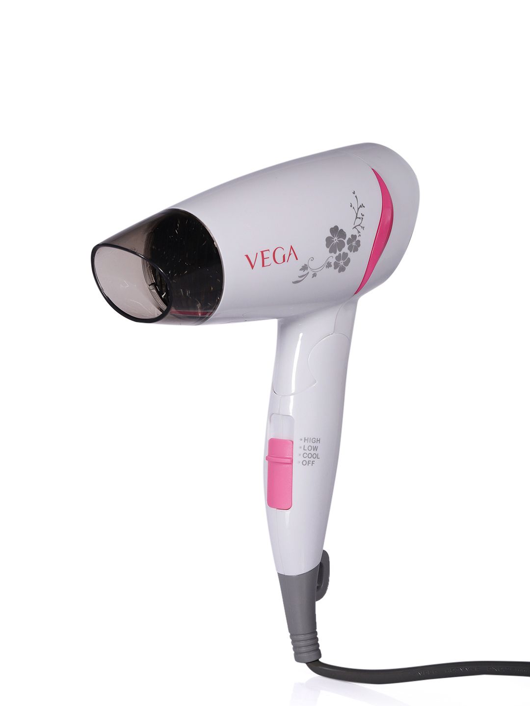 VEGA Unisex VHDH-18 Go-Style 1200 Hair Dryer - White & Pink Price in India