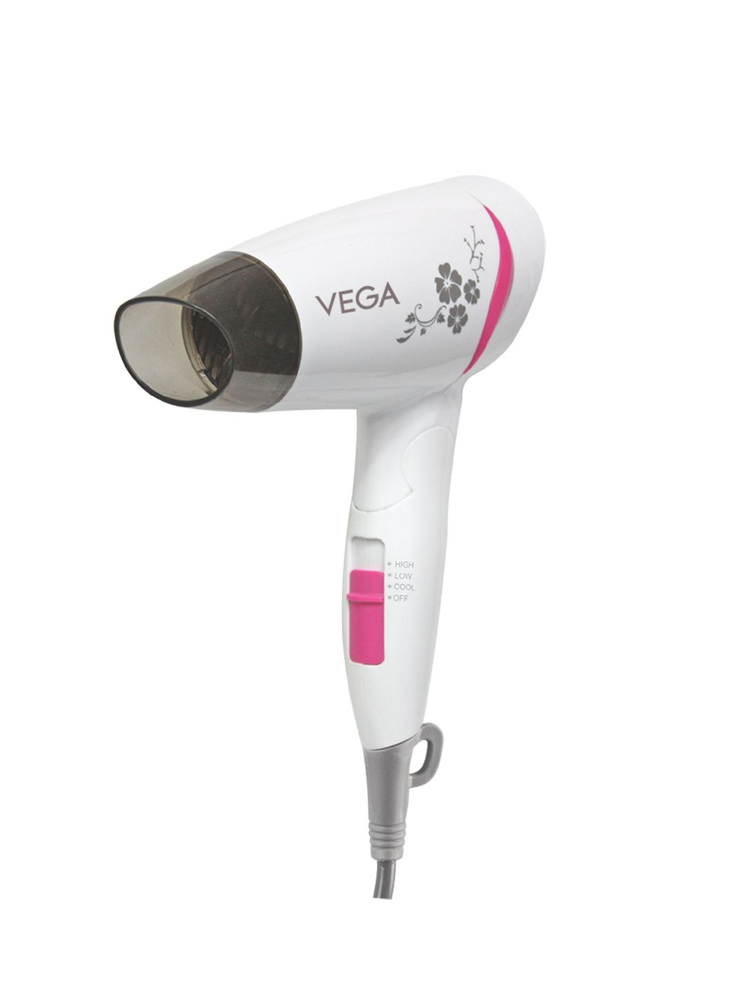 VEGA Go Style 1200W Hot & Cool Foldable Hair Dryer VHDH-18 - White
