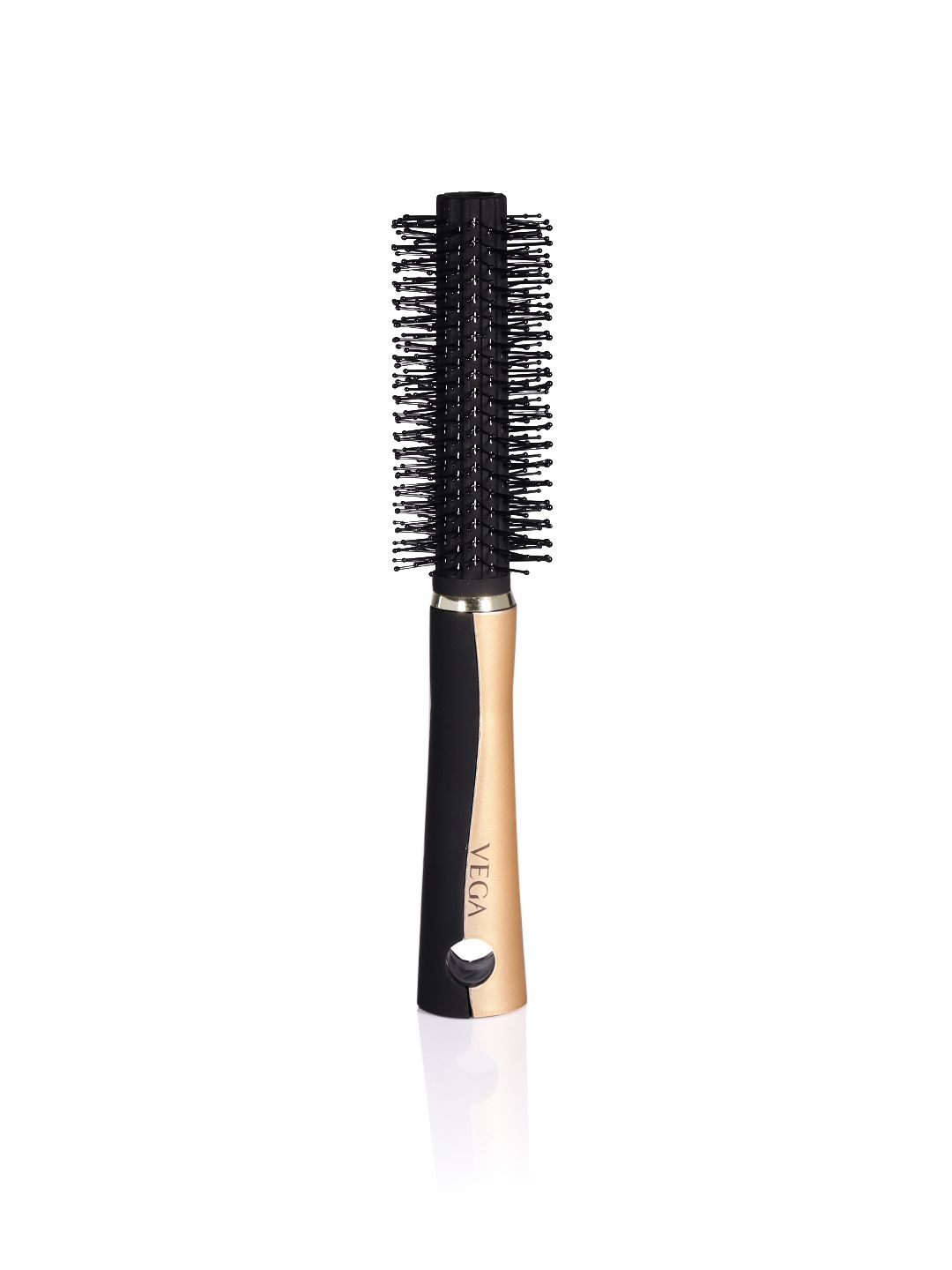 VEGA Unisex Black & Gold-Toned Round Hair Brush E12-RB Price in India