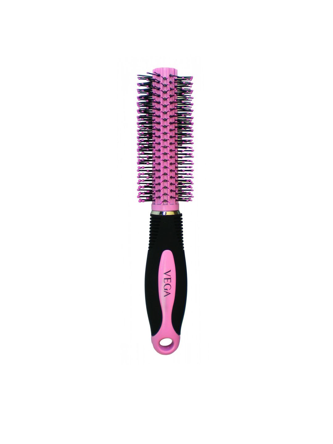 VEGA Unisex Black & Pink Round Brush