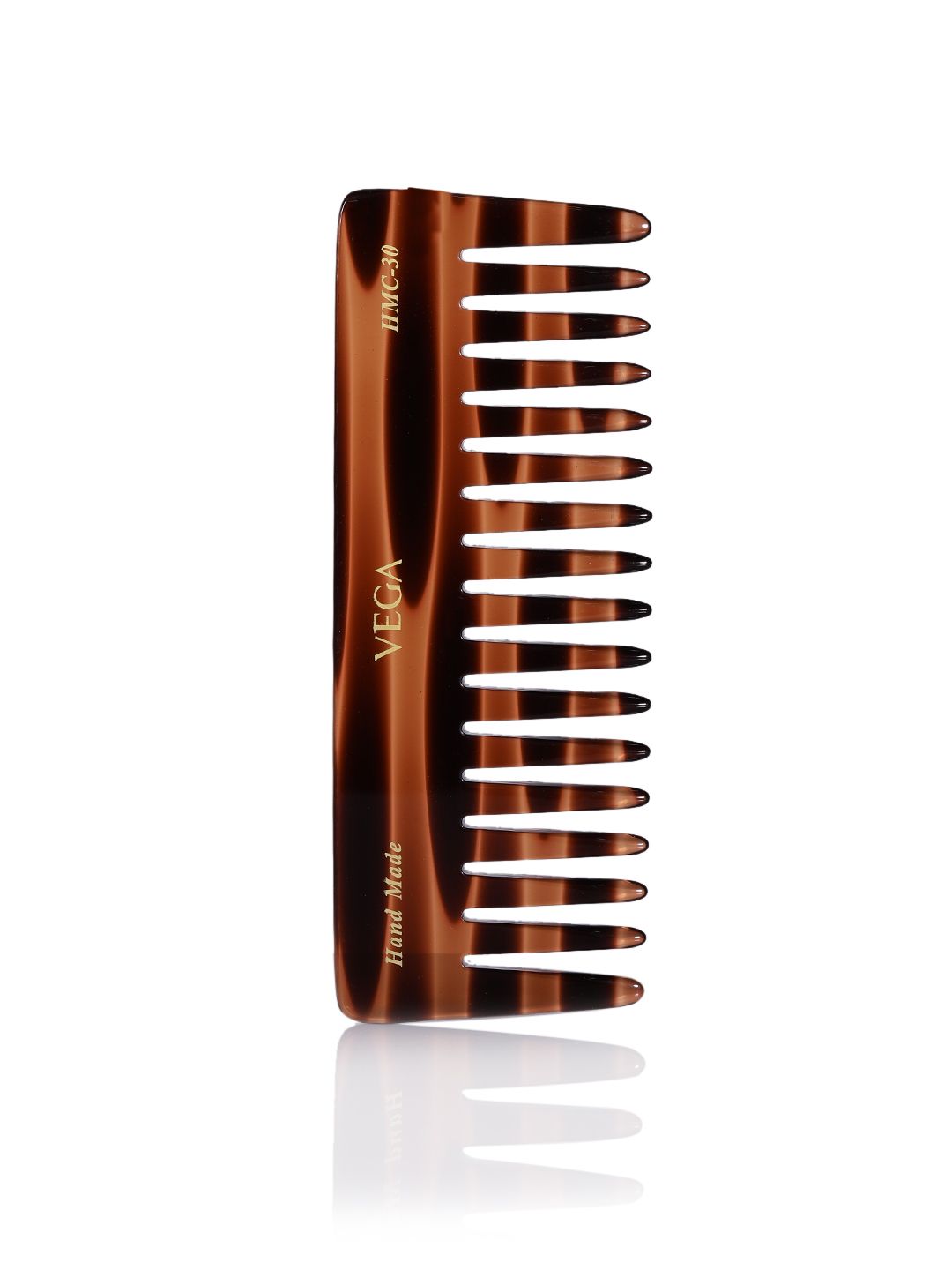 VEGA Unisex Brown Handcrafted Large Shampoo Comb Price in India