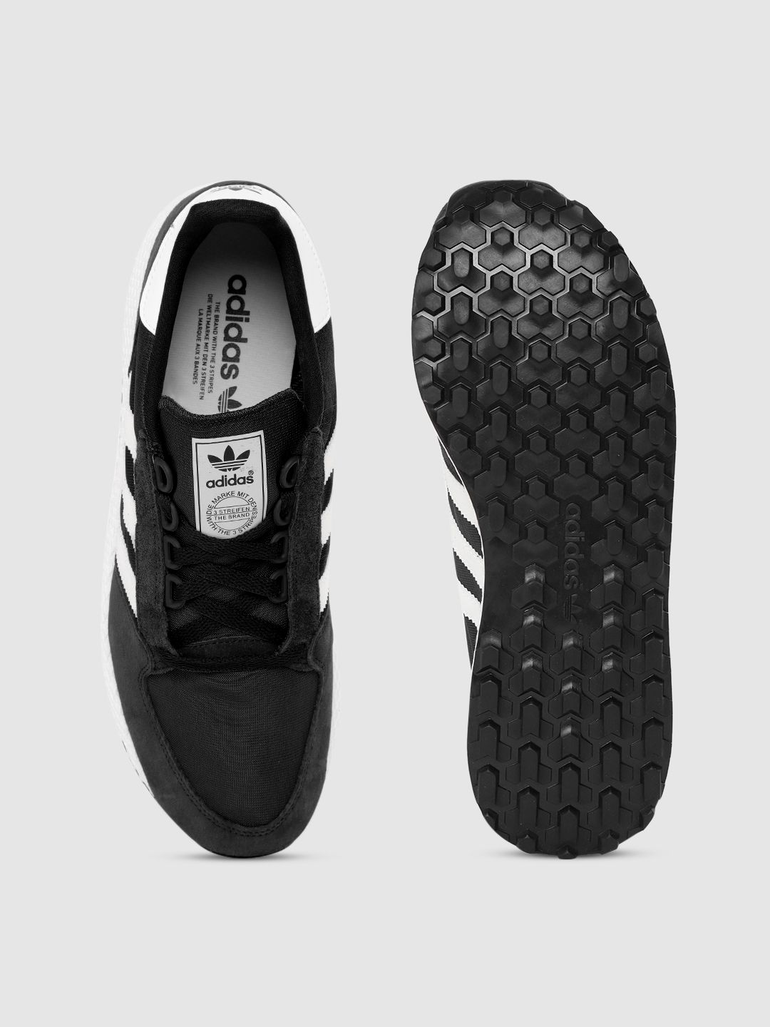 adidas gazelle silver green womens Adidas Forest Grove Black/White main image 0