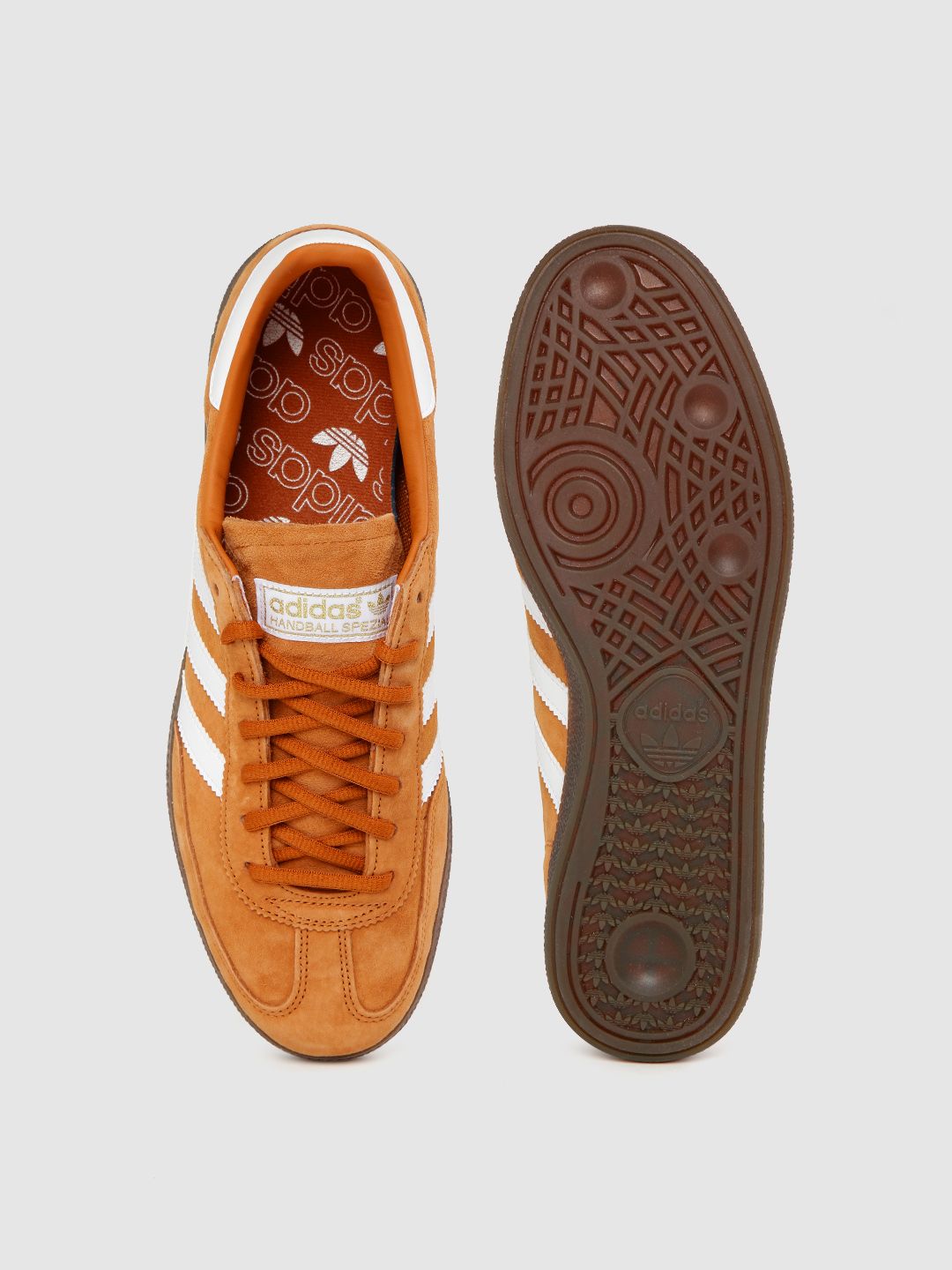 Buy ADIDAS Originals Men Rust Orange Leather Spezial Sneakers