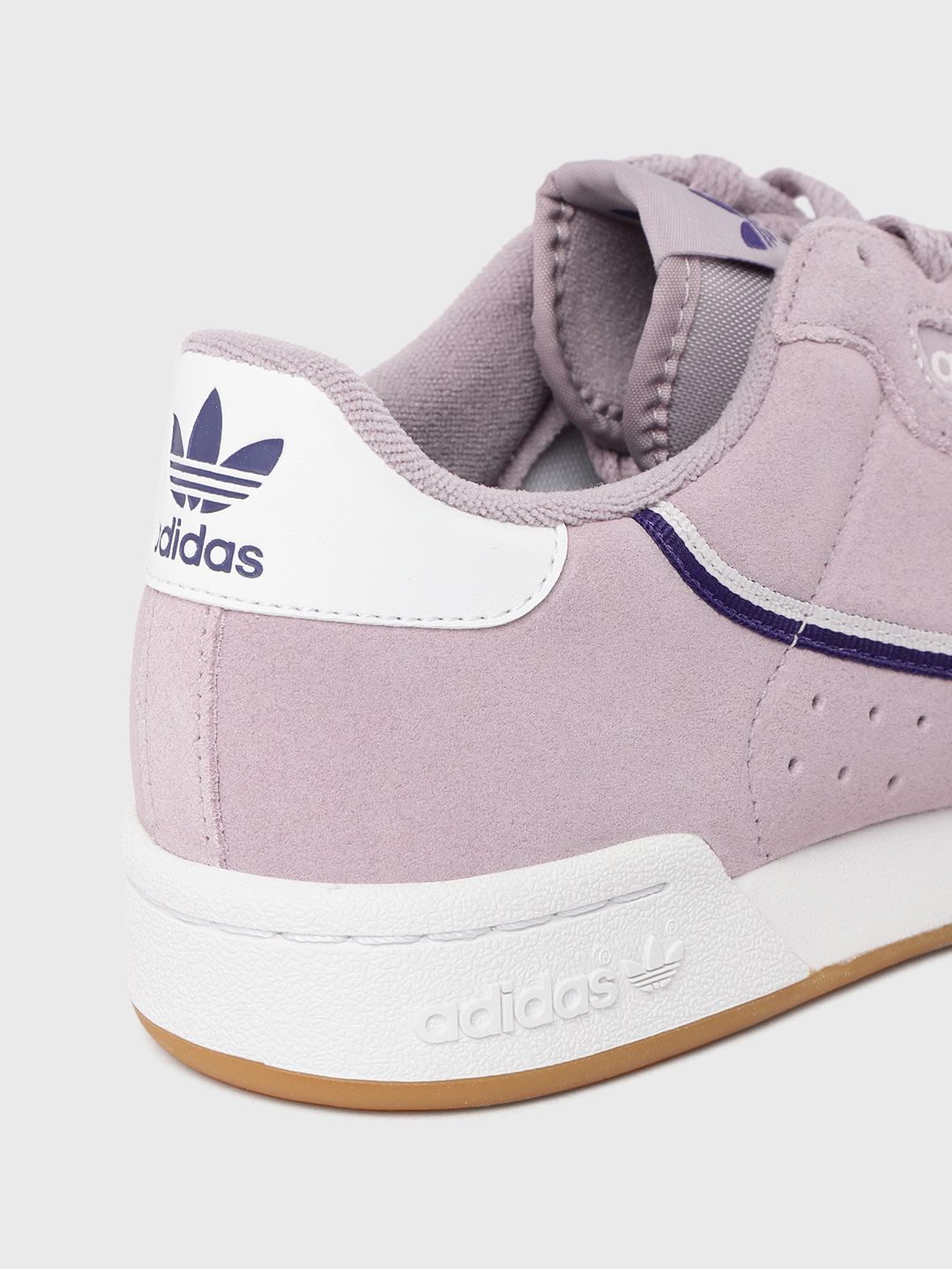 Buy ADIDAS Originals Women Purple Continental 80 Solid Suede Sneakers -  Casual Shoes for Women 10394883 | Myntra