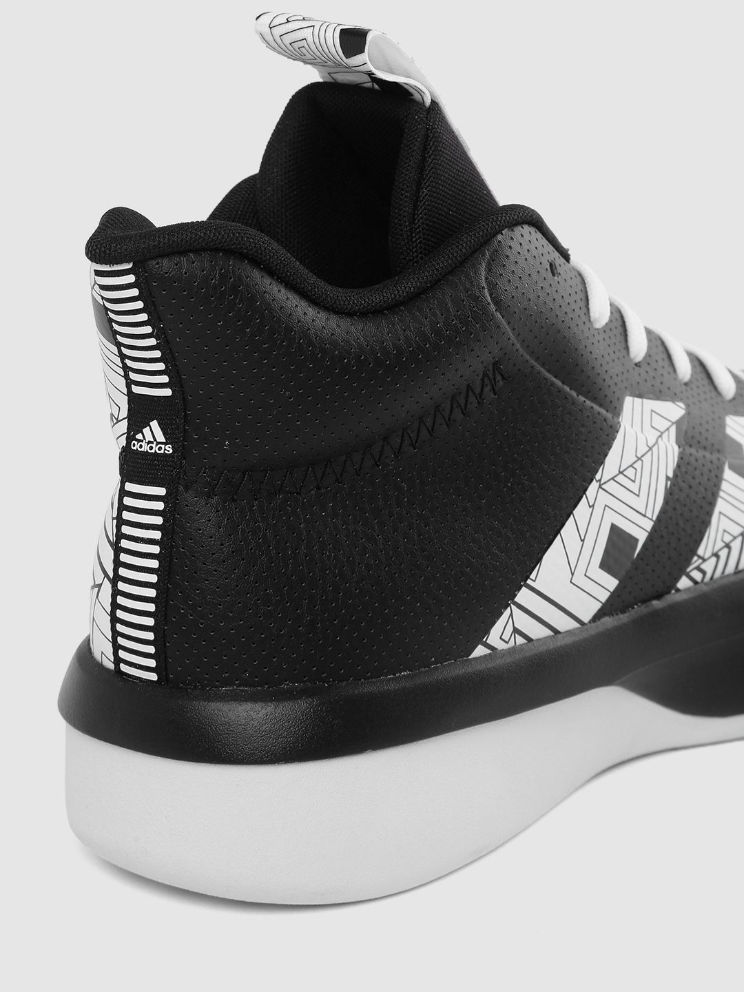 Buy ADIDAS Men Black & White Printed Pro Next 2019 Basketball Shoes -  Sports Shoes for Men 10395139 | Myntra