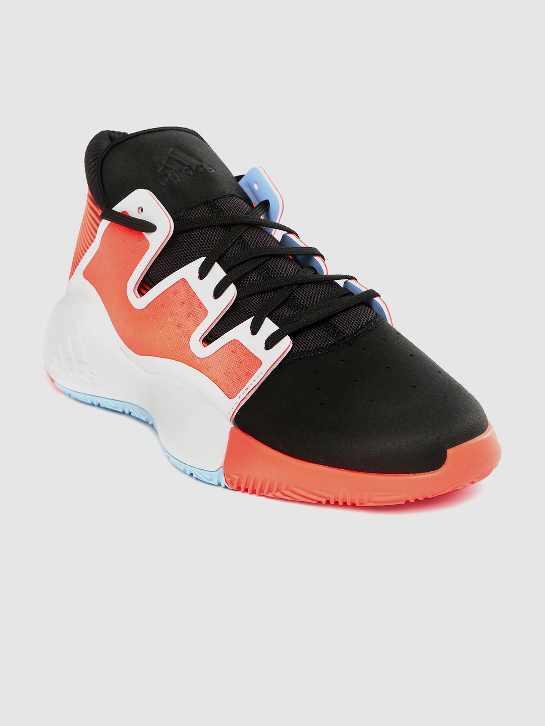 mens orange and black basketball shoes