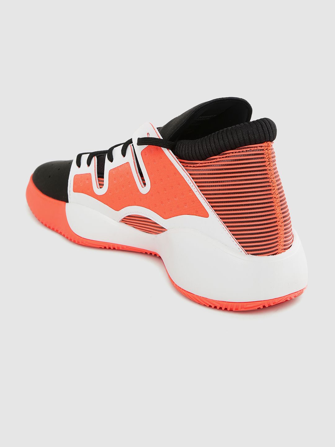 mens orange and black basketball shoes
