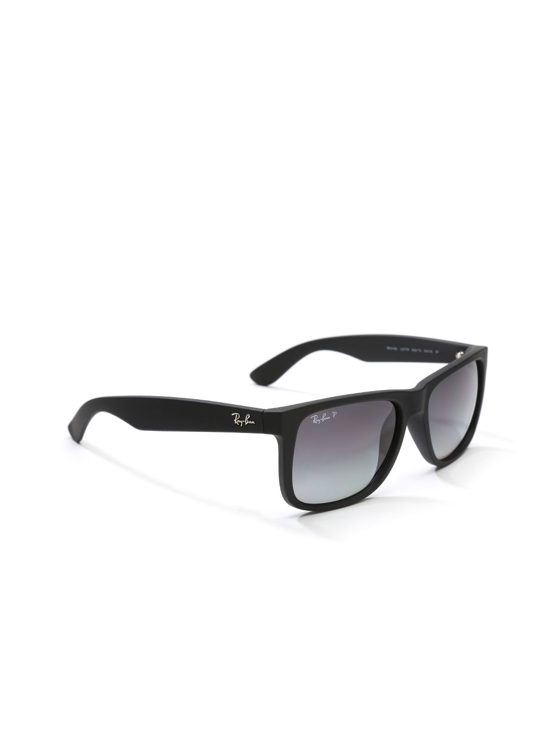 RAY-BAN Men Polarized Grey Lens Square Sunglasses - 0RB4165622/T355