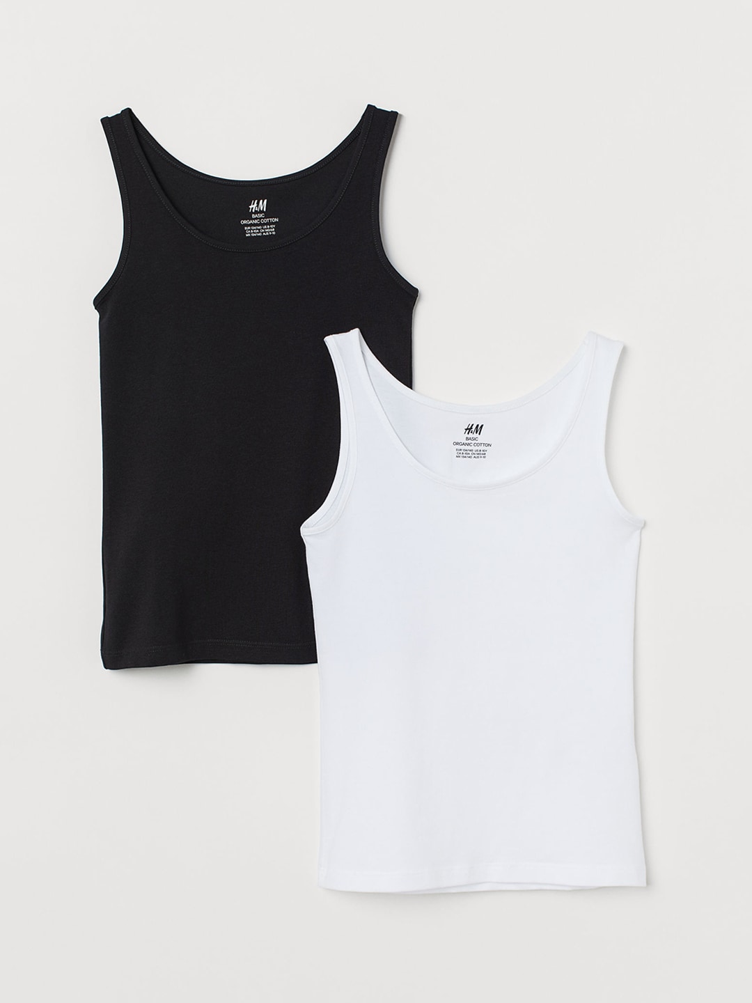 H&M Girls 2-pack Vest Sustainable Top Price in India