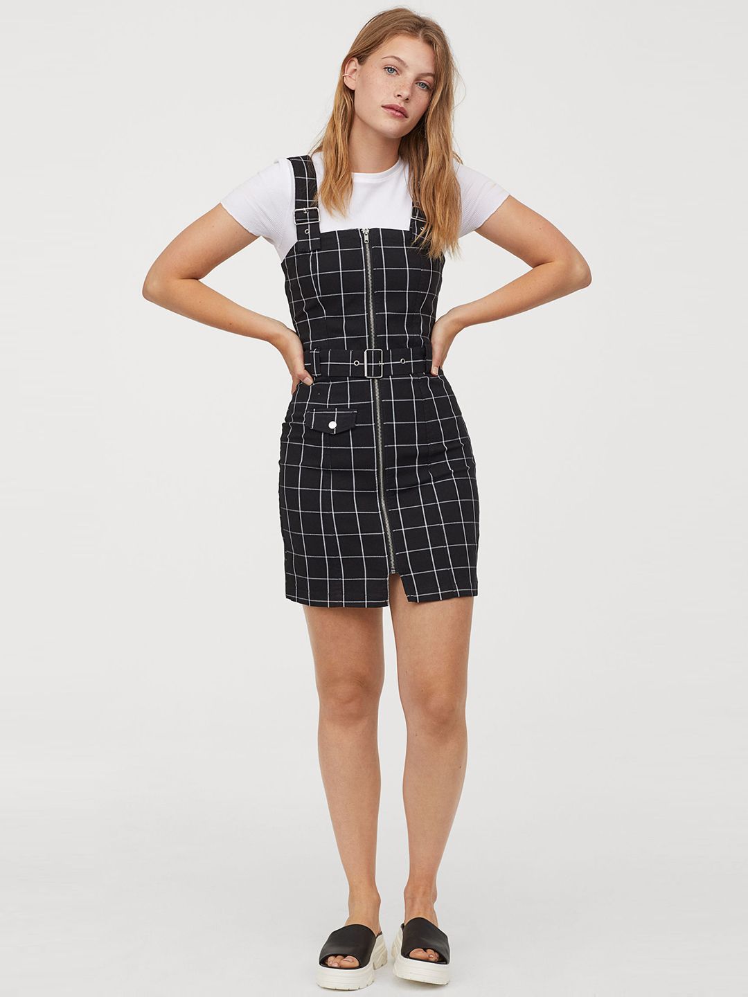 black and white checkered dress h&m Black & White Checkered Mommy & Me Dresses