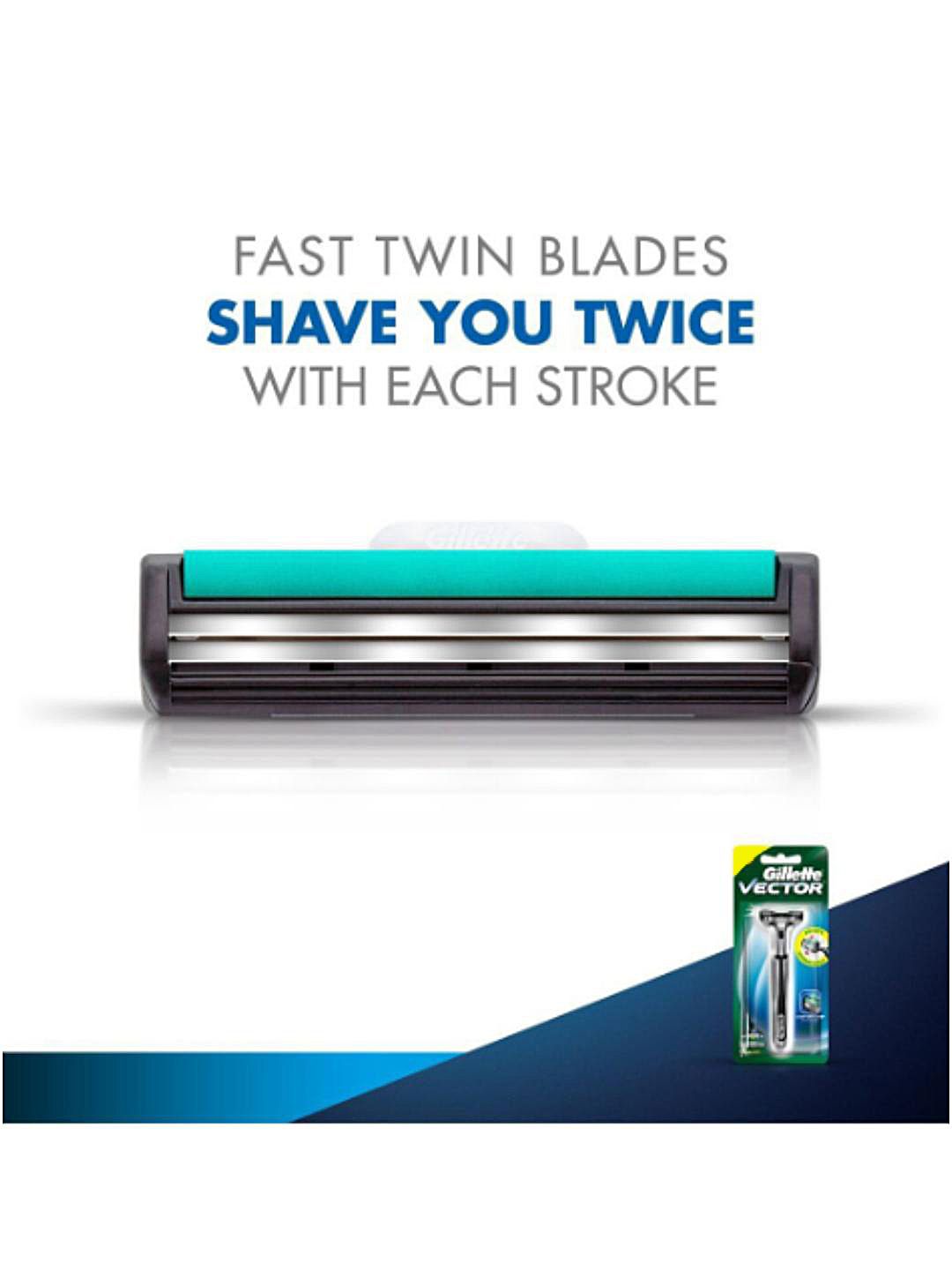Buy Gillette Men Vector Razor - Razors and Cartridges for Men